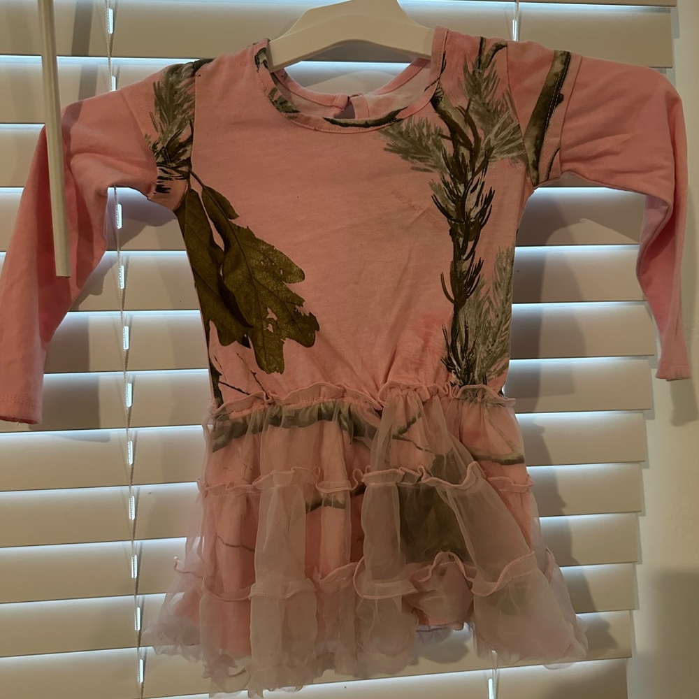 Bass Pro Shops Pink and Gray Toddler Shirt